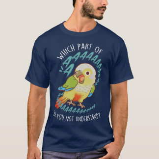 Camiseta Cinnamon Greencheeked Conure Parrot Aaaa