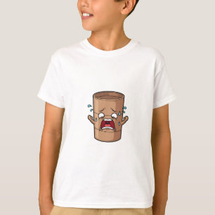 Camiseta Cinnamon Roll Llorando Niños Divertidos