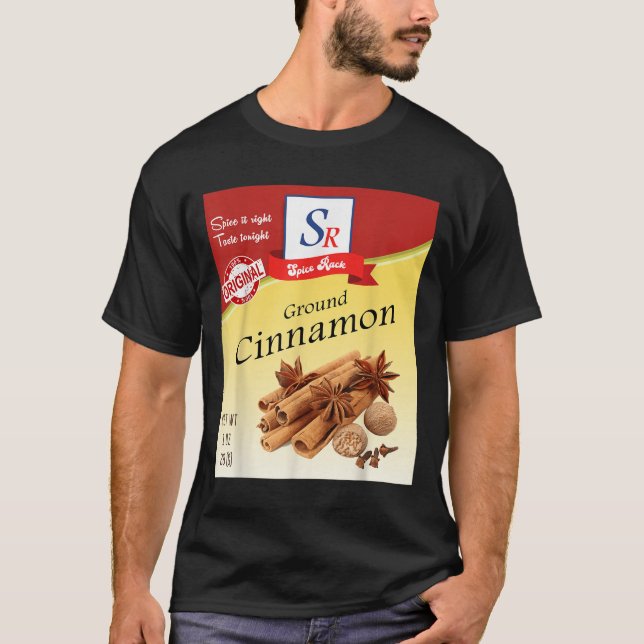 Camiseta Cinnamon Terrestre Sce Condiment Vestido de vacaci (Anverso)