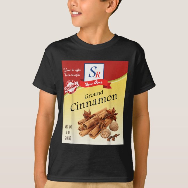 Camiseta Cinnamon Terrestre Sce Condiment Vestido de vacaci (Anverso)