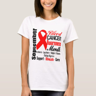 Camiseta Cinta 2 del mes de la conciencia del cáncer de
