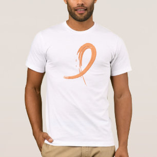 Camiseta Cinta A4 del melocotón del cáncer endometrial