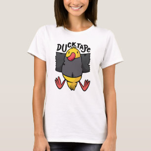 Camiseta Cinta adhesiva de pato extravagante para montaje e