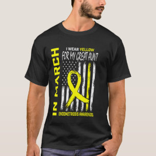 Camiseta Cinta Amarilla Conciencia de Endometriosis Tía Abu