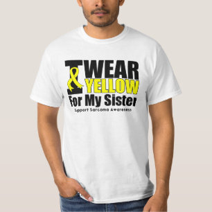 Camiseta Cinta amarilla del desgaste del sarcoma I para mi