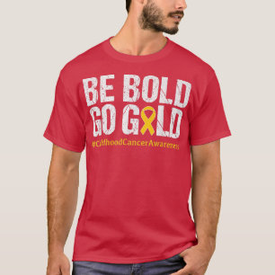 Camiseta Cinta amarilla Mes de Concienciación sobre el Cánc