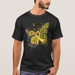 Camiseta Cinta amarilla Spina Bifida Conciencia Butt