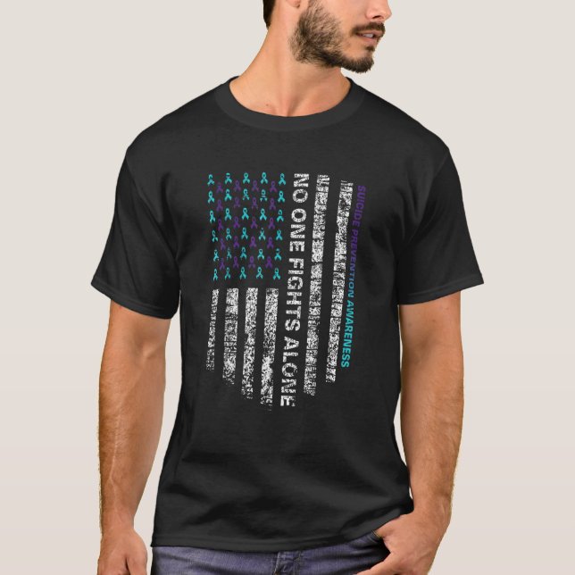 Camiseta Cinta Americana de la Semana de Concienciación sob (Anverso)