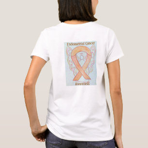 Camiseta Cinta Angel Tee de sensibilización sobre el cáncer