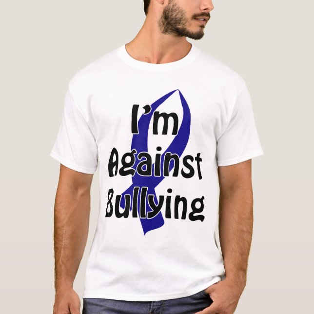 Camiseta Cinta azul antibullying (Anverso)