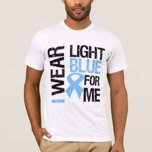Camiseta Cinta azul clara del cáncer de próstata para mí