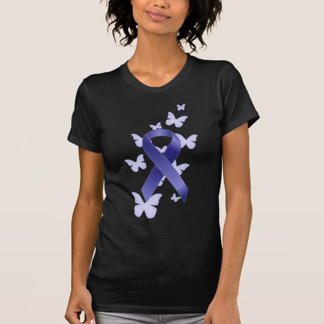 Camiseta Cinta azul de la conciencia (Anverso)