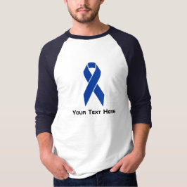 Camiseta Cinta azul de sensibilización sobre el cáncer de c