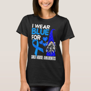 Camiseta Cinta Azul Para La Prevención Del Maltrato Infanti
