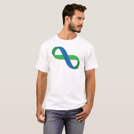 Camiseta Cinta azul y verde del infinito