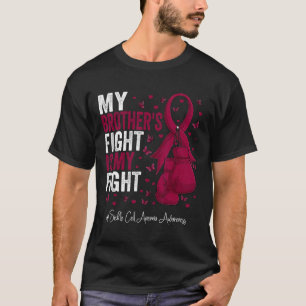 Camiseta Cinta borgoñona Hermano anemia anemia falciforme