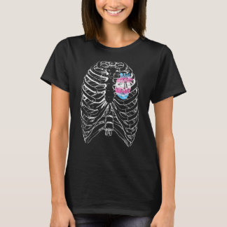 Camiseta Cinta cardíaca anatómica transgénero Trans Orgullo