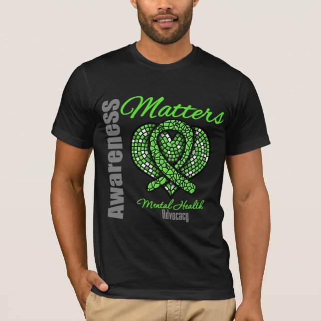 Camiseta Cinta cardíaca para la salud mental (Anverso)