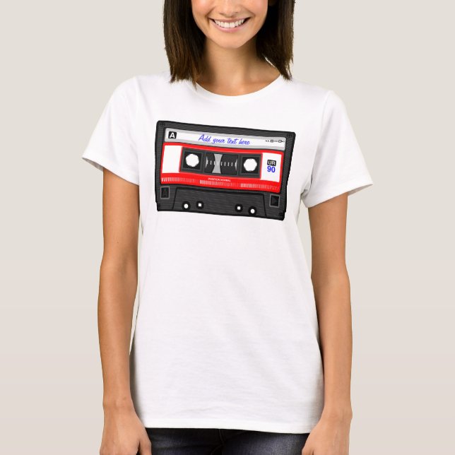 Camiseta Cinta Cassette (Anverso)