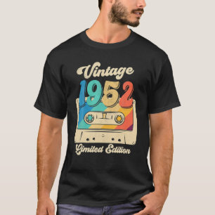 Camiseta Cinta Cassette 1952 70ª Edición Limitada 70 Años O