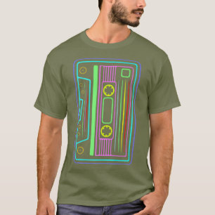 Camiseta Cinta Cassette 80s 90s Music Retro Vintage