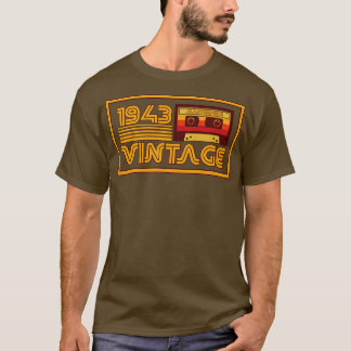 Camiseta Cinta Cassette de la pieza maestra de 1943 retro v