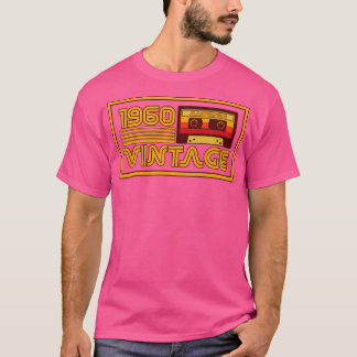 Camiseta Cinta Cassette de la pieza maestra de 1960 retro v