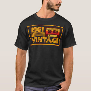 Camiseta Cinta Cassette de la pieza maestra de 1961 retro v