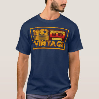 Camiseta Cinta Cassette de la pieza maestra de 1963 retro v