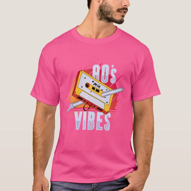 Camiseta Cinta Cassette Hip Hop 80S (Anverso)