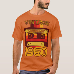 Camiseta Cinta Cassette legendaria retro 1960