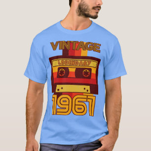 Camiseta Cinta Cassette legendaria retro 1961