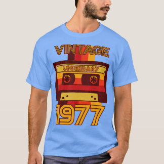 Camiseta Cinta Cassette Legendaria Retro 1977