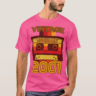 Camiseta Cinta Cassette legendaria Retro 2001