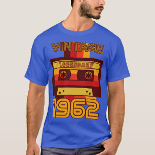 Camiseta Cinta Cassette legendaria retro de 1962