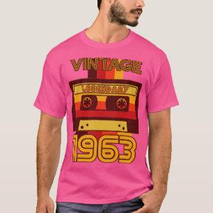 Camiseta Cinta Cassette legendaria retro de 1963
