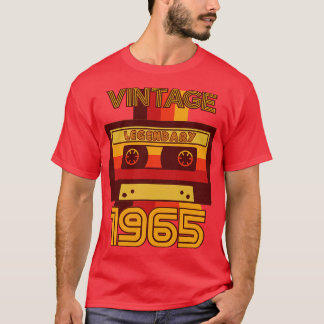 Camiseta Cinta Cassette legendaria retro de 1965
