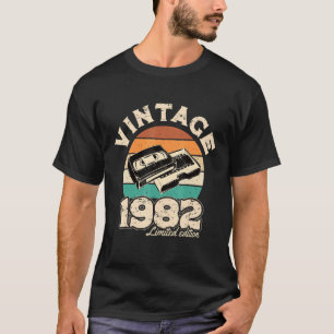 Camiseta Cinta cassette vintage 1982 40th Birthday