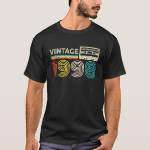 Camiseta Cinta Cassette Vintage 1998 de 26.ª Regalos de cum
