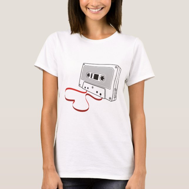 Camiseta Cinta de audio (Anverso)