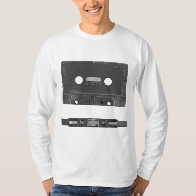 Camiseta Cinta de audio retro (Anverso)