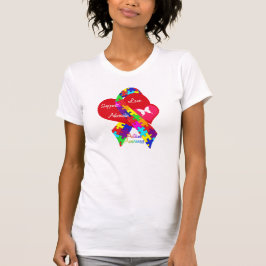 Camiseta Cinta de autismo entrelazada