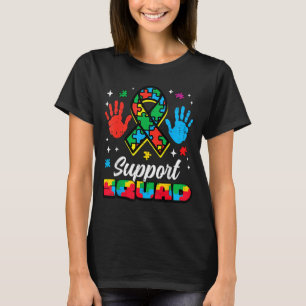 Camiseta Cinta de autismo equipo de apoyo asd conciencia ho