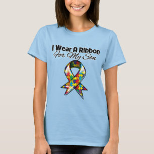 Camiseta Cinta de autismo para mi hijo