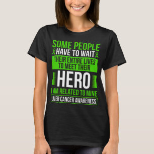 Camiseta Cinta de Cáncer de Hígado Sobreviviente de Guerr