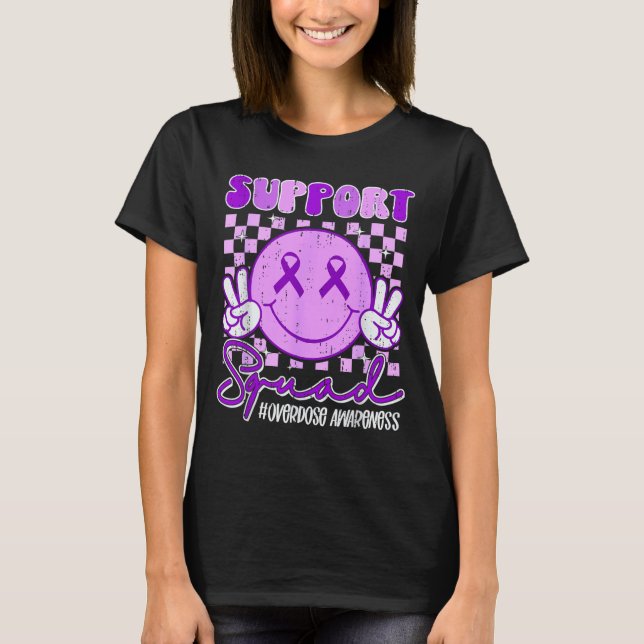 Camiseta Cinta de cara sonriente de concienciación sobre so (Anverso)