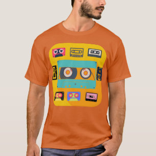 Camiseta Cinta de Casete Amantes de la música