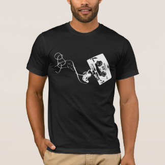 Camiseta cinta de casete - blanco