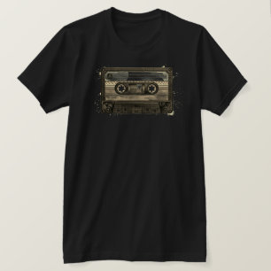 Camiseta Cinta de casete compacto antigua retro vintage