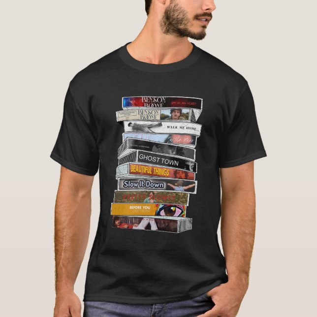 Camiseta Cinta de Casete de Benson Boone (Anverso)